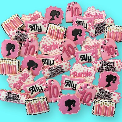 Decorated Royal icing cookies 