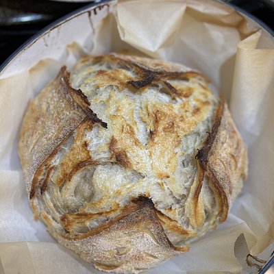 Butter Croissant Sourdough Boule