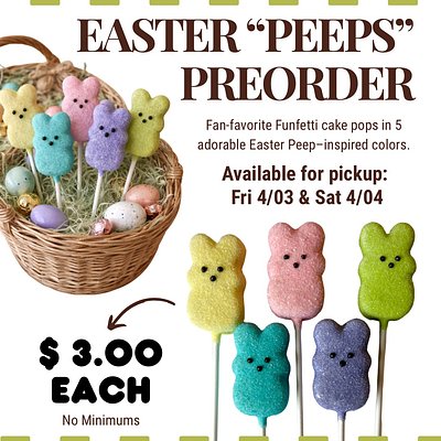 Easter Peeps Preorder