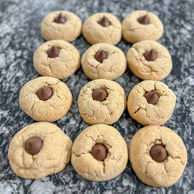 Peanut Butter Blossom Cookies