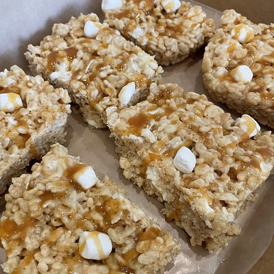 Salted Caramel Rice Krispies 