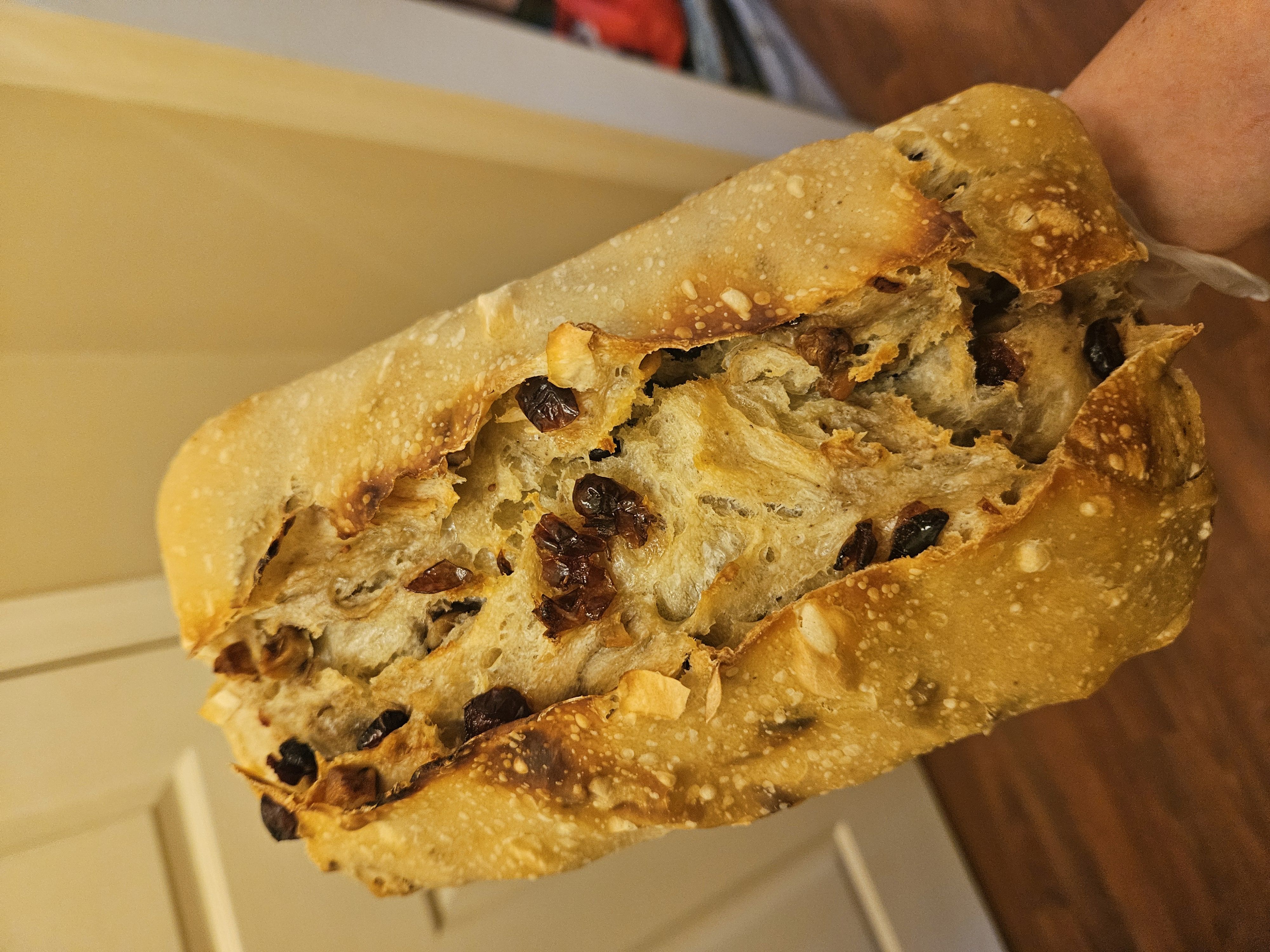 Cranberry Walnut Sourdough Bread 