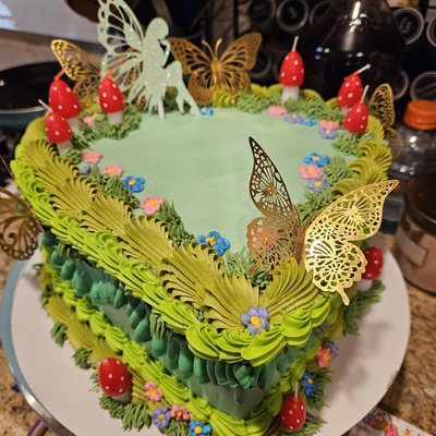 9in Round Heart Cake Basic