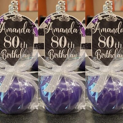 Custom Candy Apples W/ Toppers