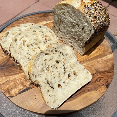 Artisan Sourdough Bread-Everything Bagel 