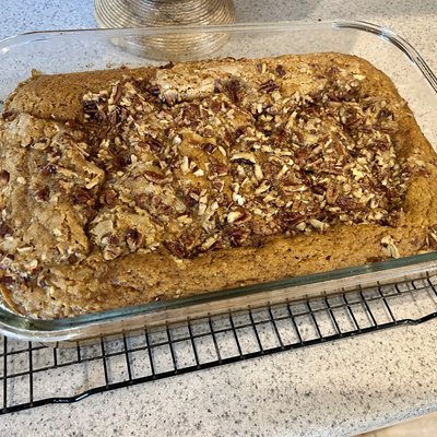 Pumpkin Pecan Cobbler