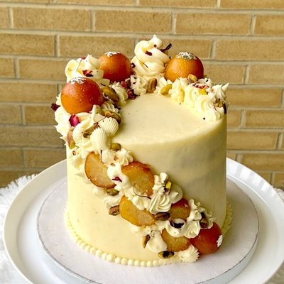 Gulab Jamun Cake