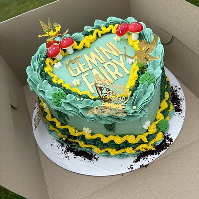 Custom Heart Cake 