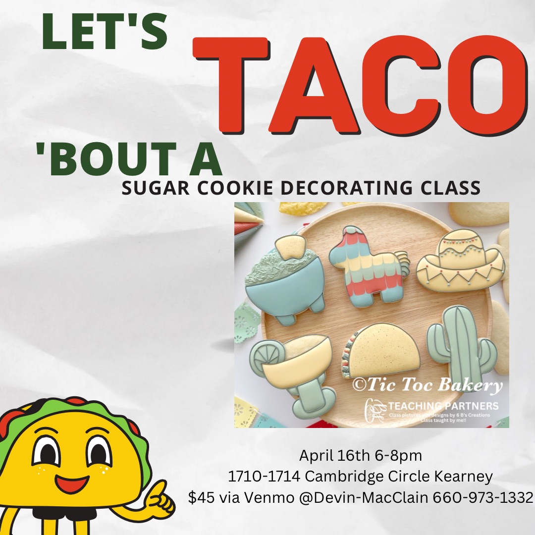 Taco Tuesday Cookie Decorating Class