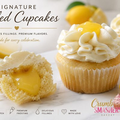 Gourmet Filled Cupcakes 