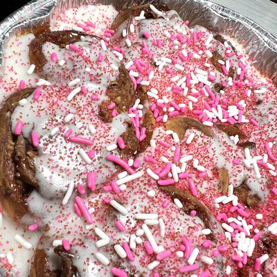 Heart Shaped Sourdough Cinnamon Rolls