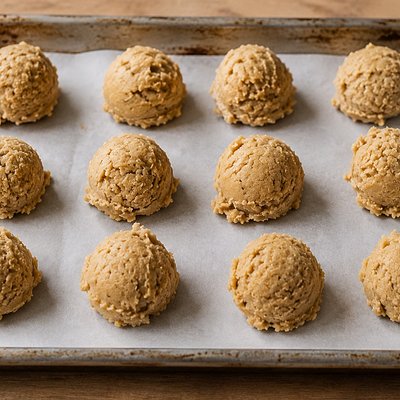 Take And Bake Peanut Butter Cookies