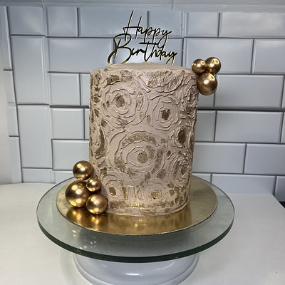 Tall Luxury Textured Buttercream Cake– Starting at $120 