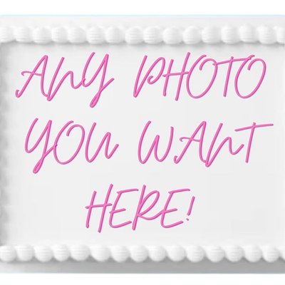 1/4 Sheet Edible Image