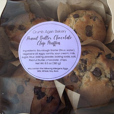 Peanut Butter Chip Muffins (4 Pack)