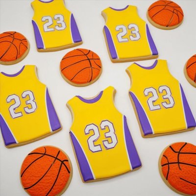 Basketball And Jersey Party Set Sugar Cookie