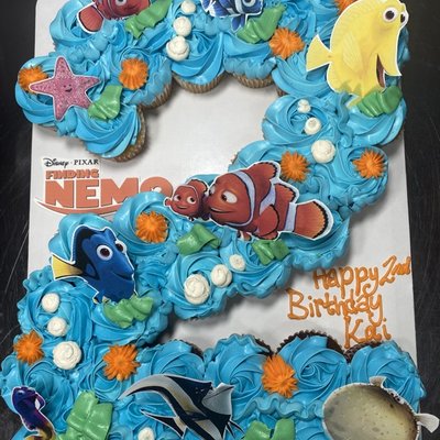 Number Or Letter Cupcakes 