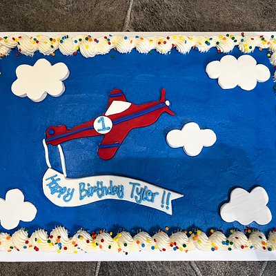 Sheet Cake Full ( Feeds 80-100 People)