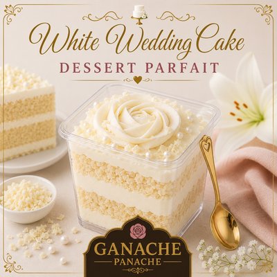 🤍White Wedding Dessert Parfait
