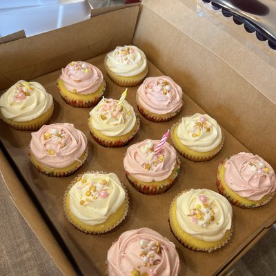 Vanilla Cupcakes - Frosted 