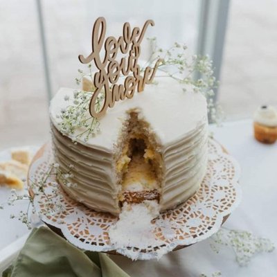 Gourmet Custom Single Tier 3 Layer Cakes