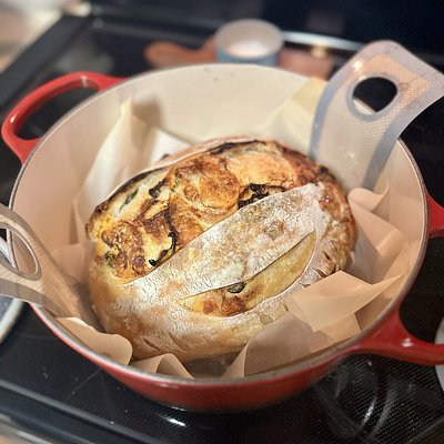 Jalapeño Cheddar Sourdough Loaf