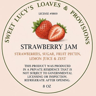 Strawberry Jam 8oz