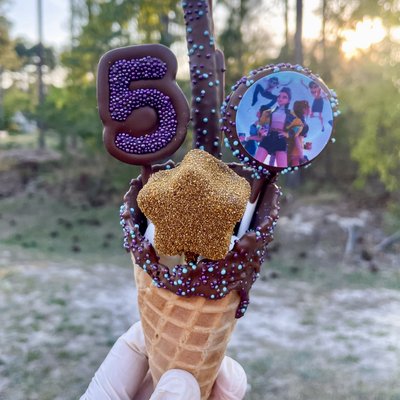Fancy Cake Pop Cone 
