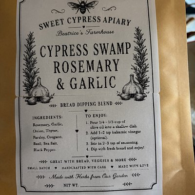 Cypress Swamp Rosemary And Garlic Bread Dipping Blend