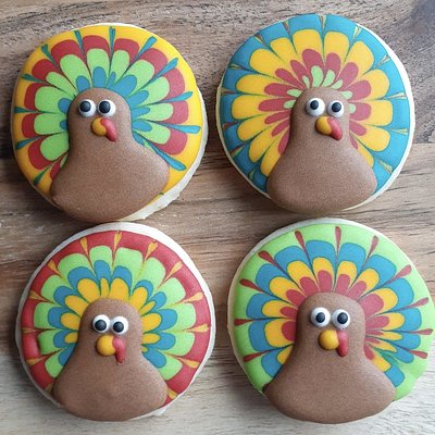 Mini Turkey Cookies