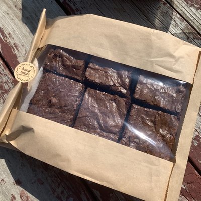 Decadent Whole Wheat Brownies (Half Pan)