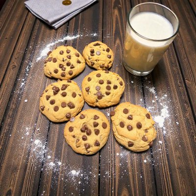 Twelve Chocolate Chip Cookies