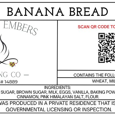 Banana Bread- Single Slice