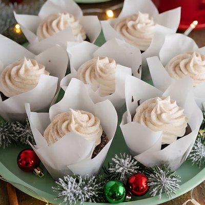 Mexican Hot Chocolate Cupcakes