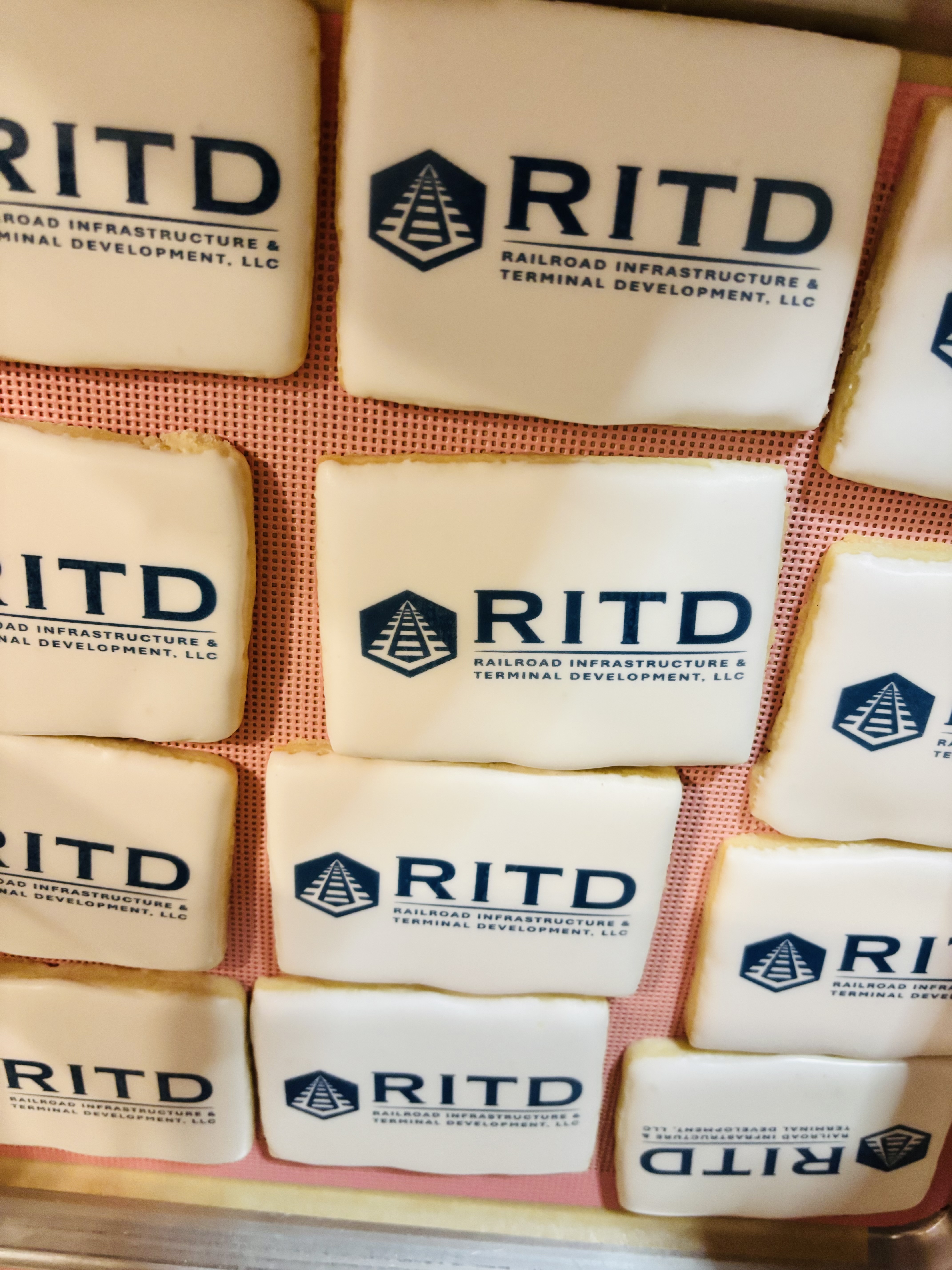Custom Business Logo Printed Cookies 