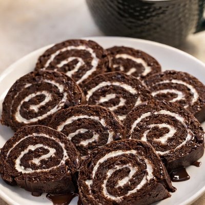 Keto High Protein Swiss Rolls X12
