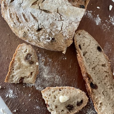 Cinnamon Raisin GF Sourdough Artisan Loaf
