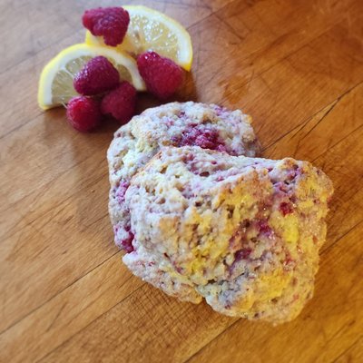 Raspberry  Sourdough Scones (2)