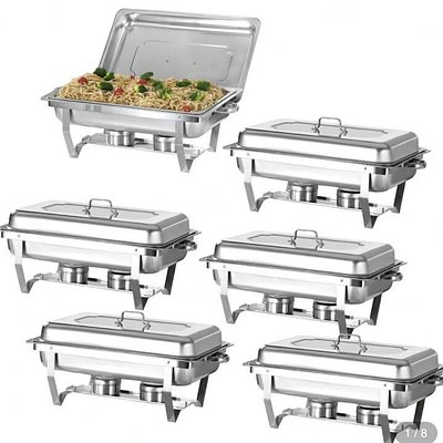 8-Quart Stainless Steel Chafing Dish