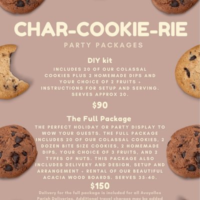 Char-Cooki-Rie Party Package-The Full Package