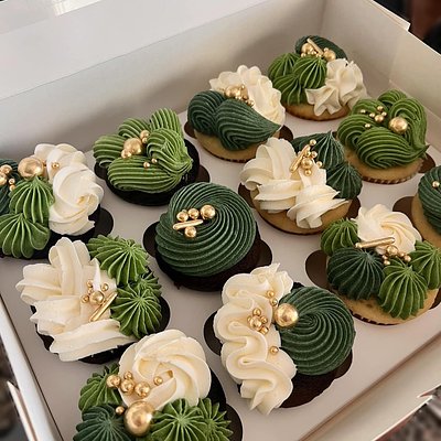Green Cupcakes 