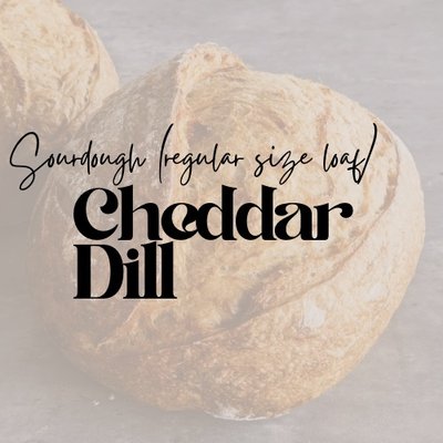 Sourdough Loaf - Cheddar Dill