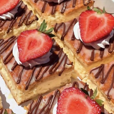 Churro Cheesecakes                                        C/Fruta~W/Fruit 