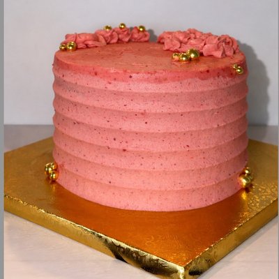 Strawberry Care Cake