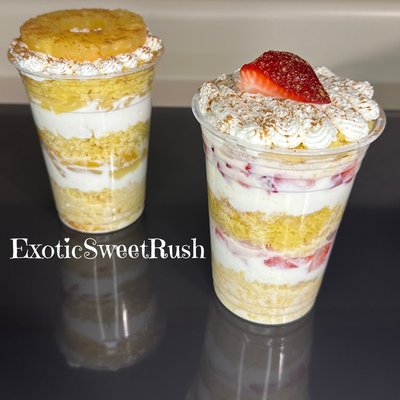 Tres Leche Cake Cups