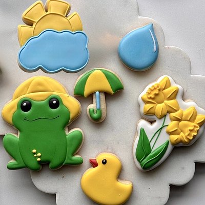 “Spring Showers” cookie decorating class - Sat, March 28