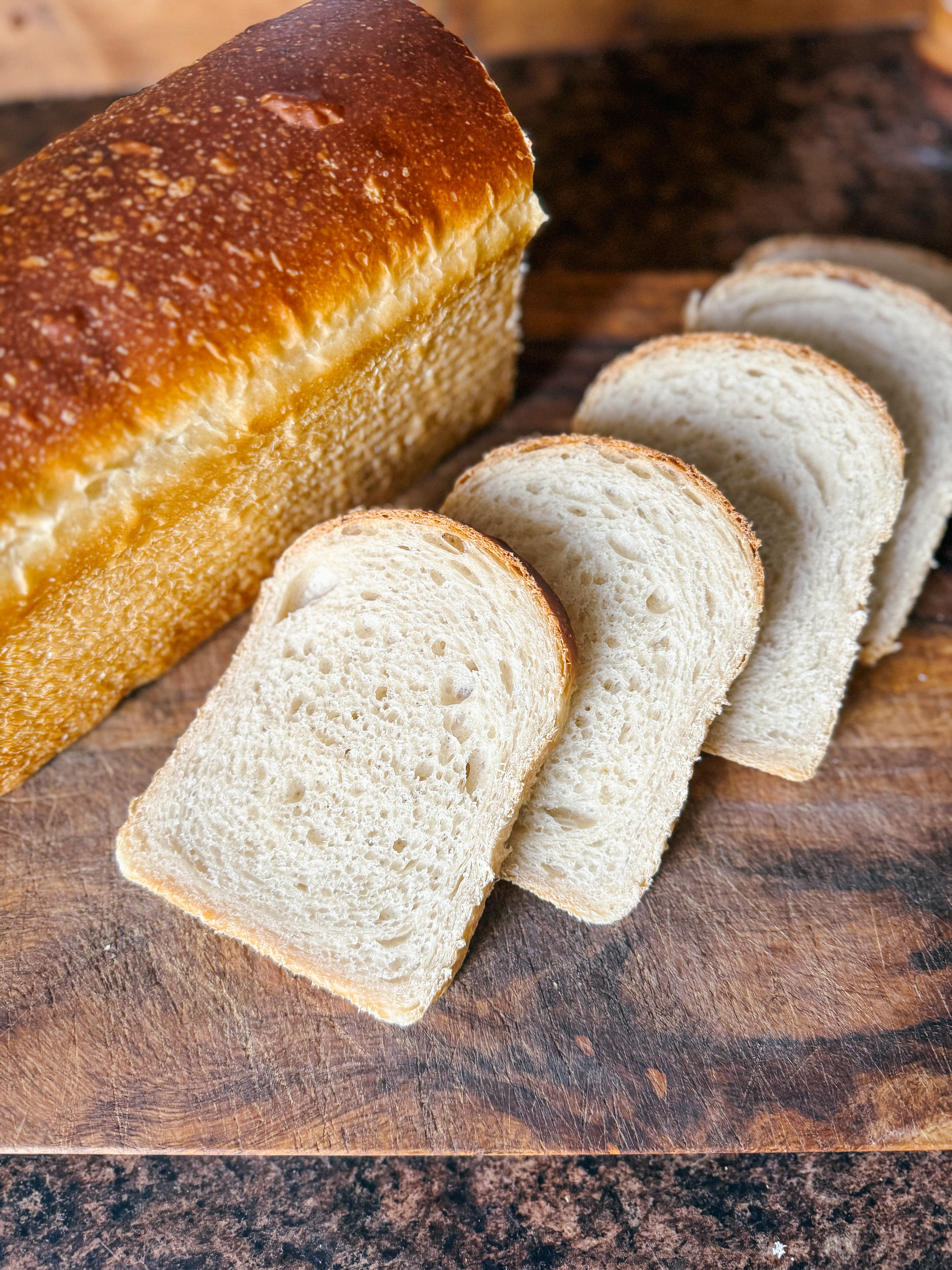Soft Sourdough Sandwich Loaf
