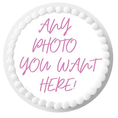 4” - 6” Round Edible Image (SINGLE)