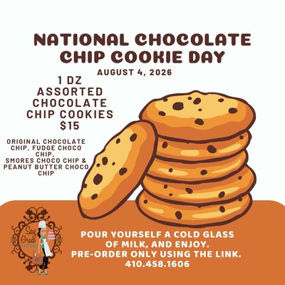 National Chocolate Chip Cookie Day 