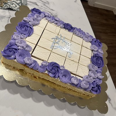 Cake squares (quarter Sheet)